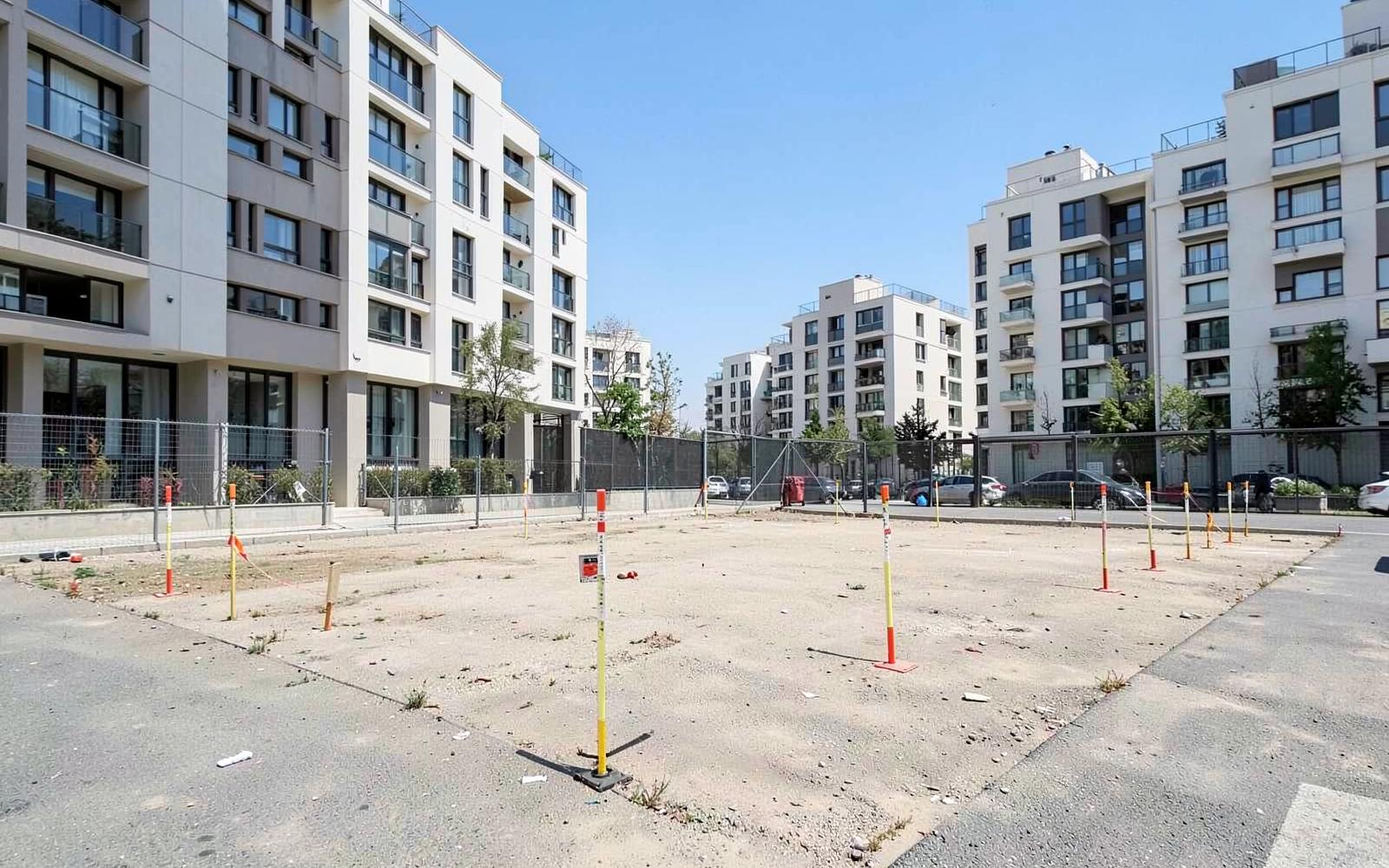 Détail architectural d'un projet immobilier en phase d'étude